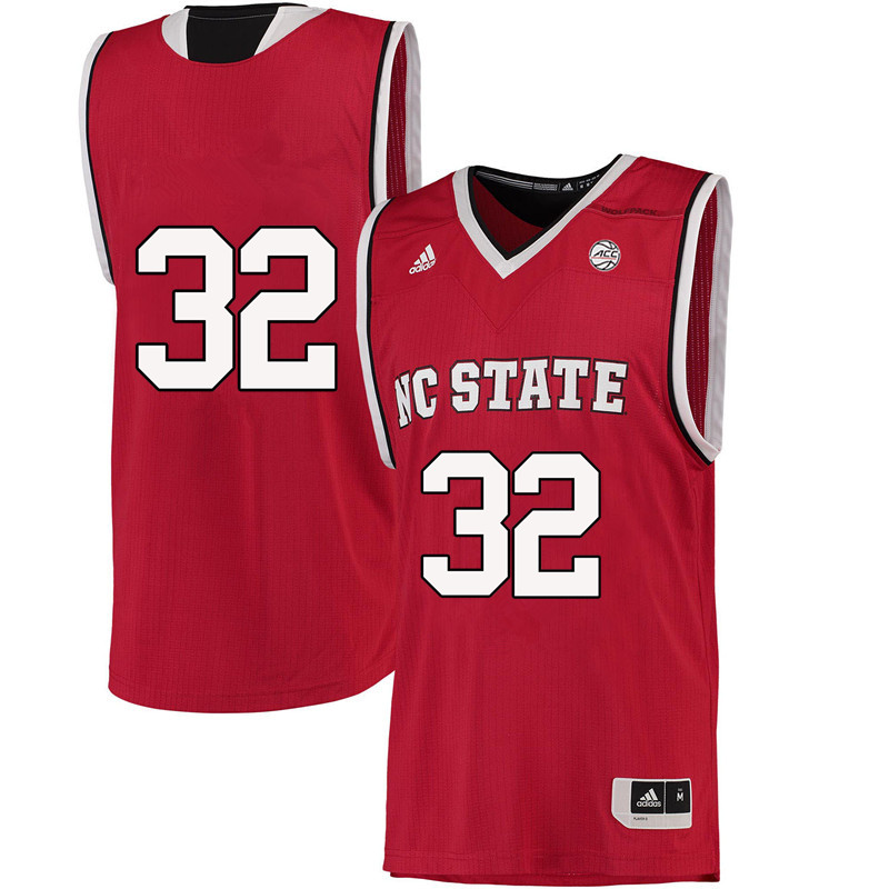 Men #32 Kenny Carr NC State Wolfpack College Basketball Jerseys-Red - Click Image to Close